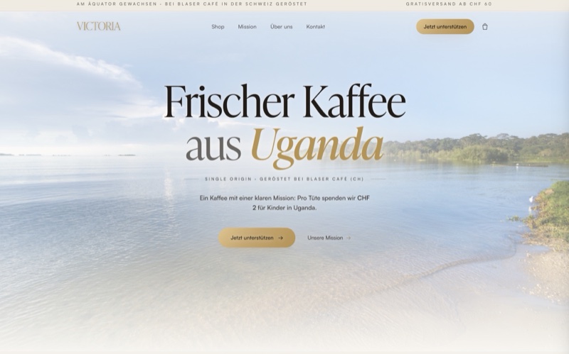 Vorschau der Webseite Victoria Coffee